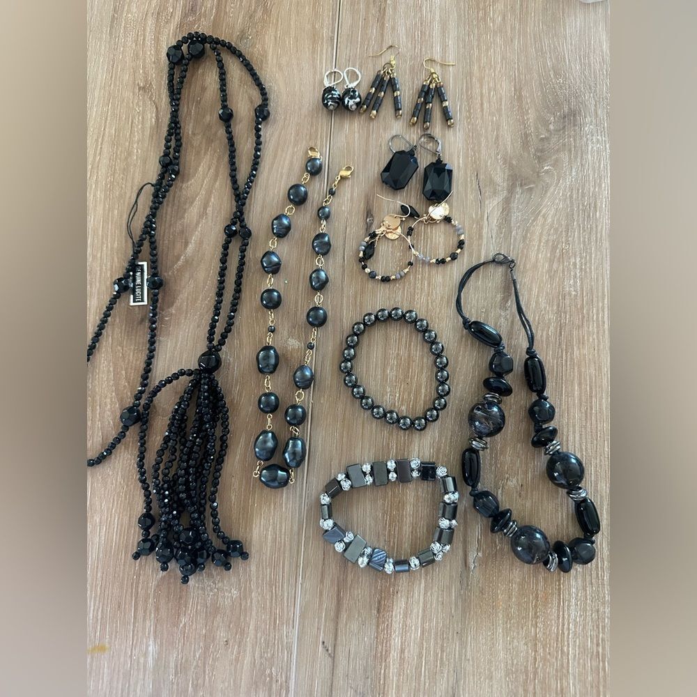 Basic Black Jewelry Bundle (9)